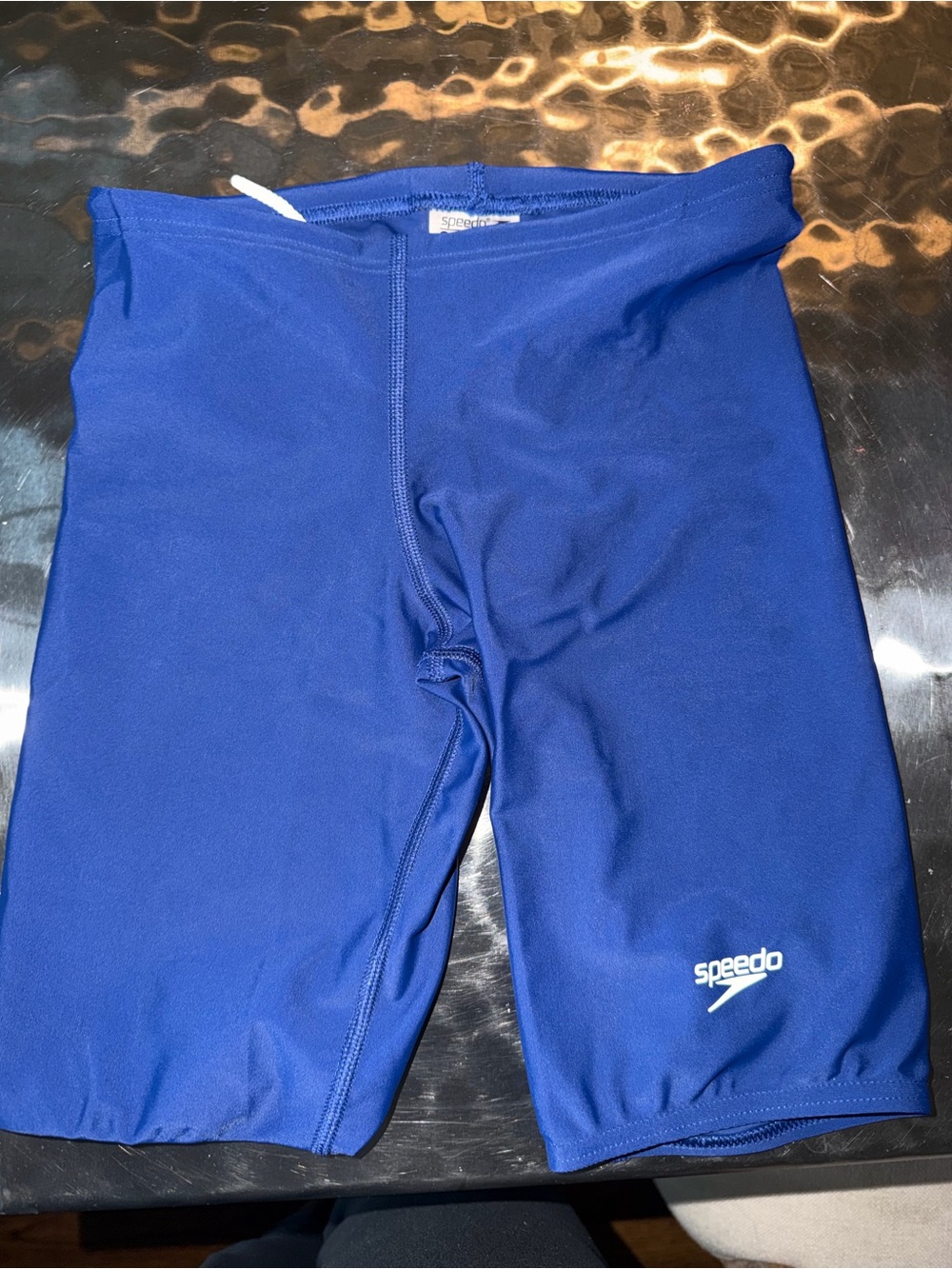 Speedo Blue Competitive Jammer Swim Shorts